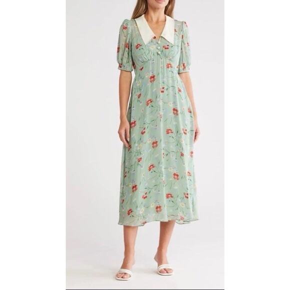 L.K. BENNETT Beecham Floral Tea Dress - Picture 1 of 16